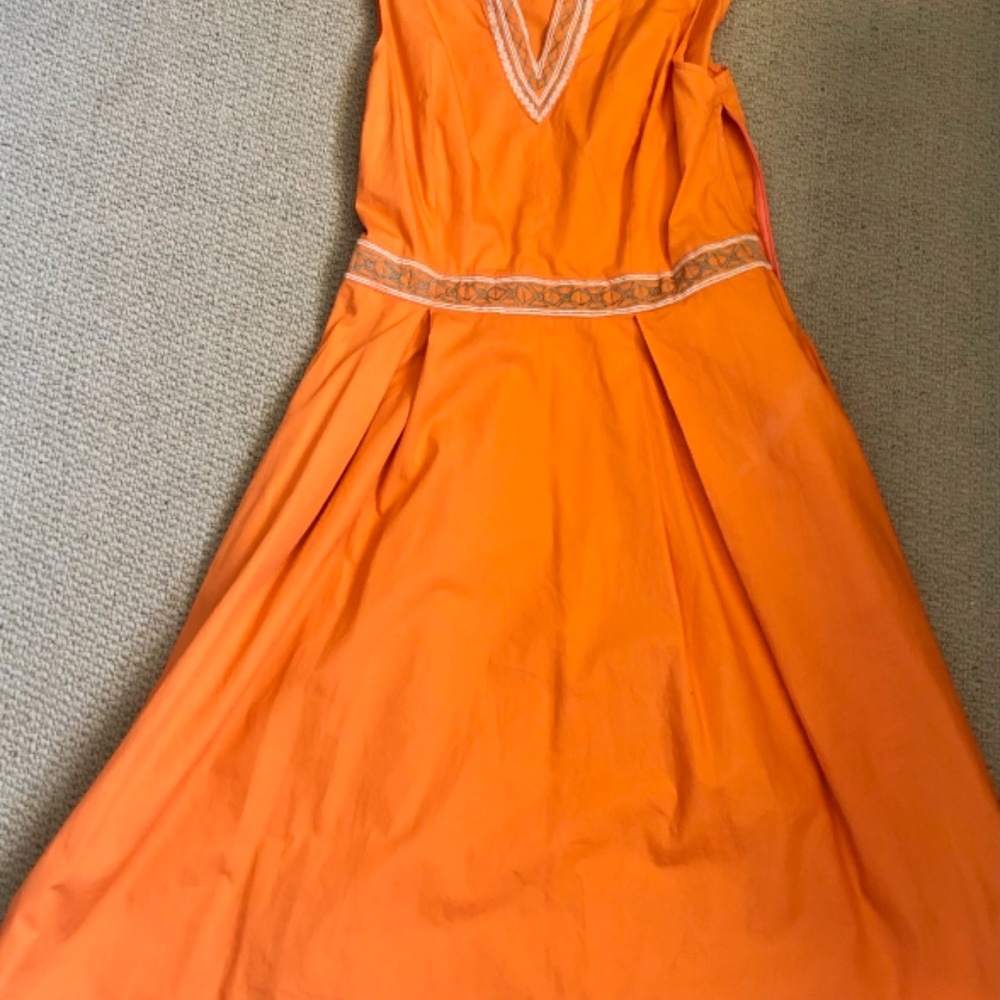 Orange dress